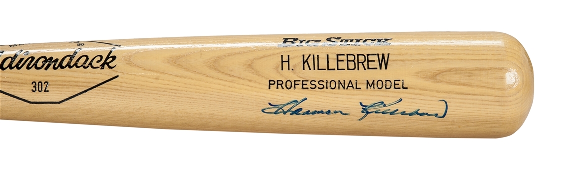 Harmon Killebrew Autographed Adirondack Big Stick Bat (JSA)